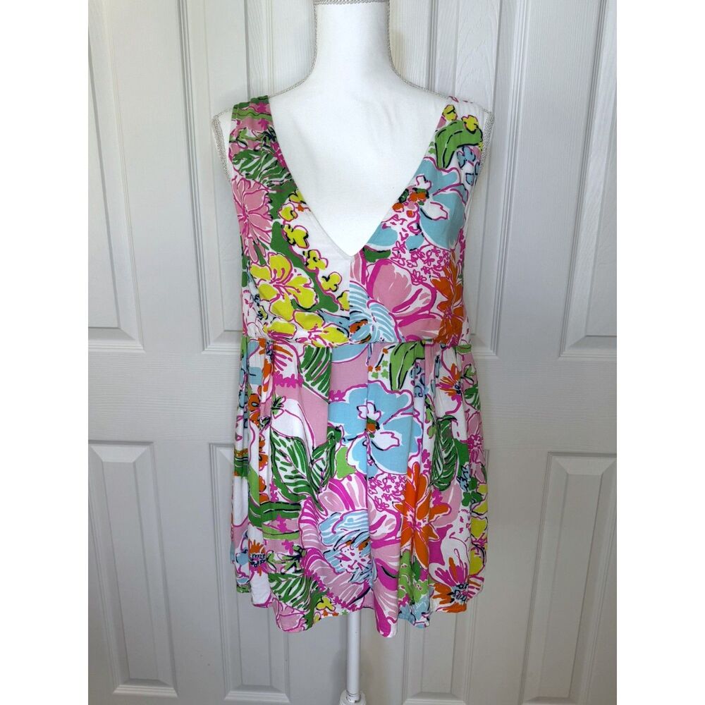 Babydoll Tank Top Lilly Pulitzer for Target XXL Runs Small